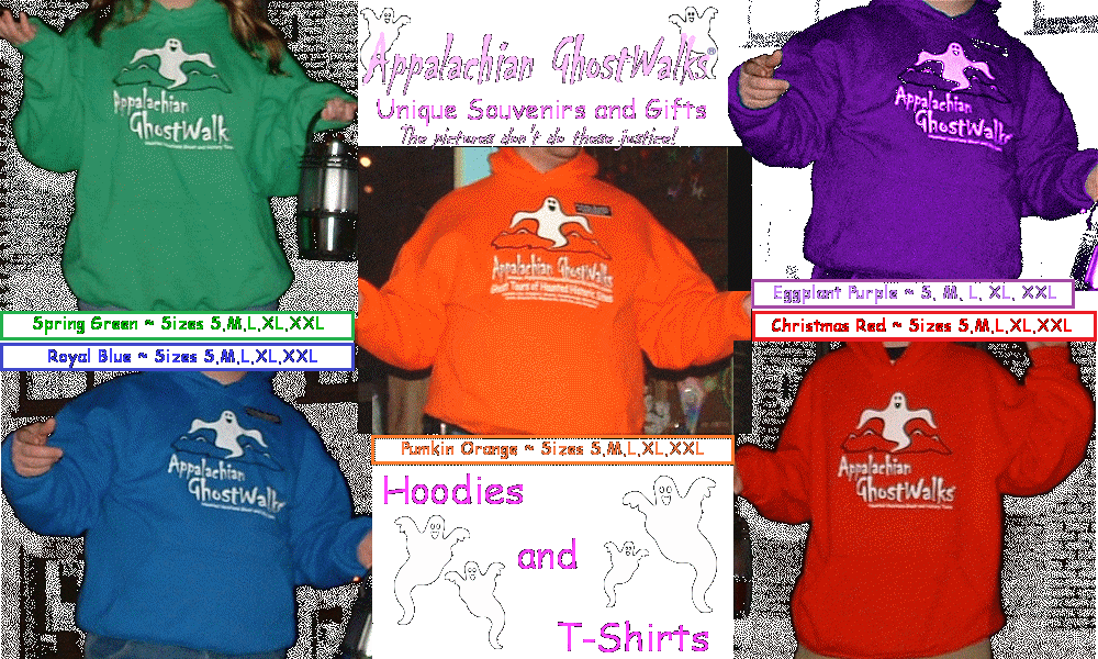 Haunted Hoodies and Ghost T-Shirts