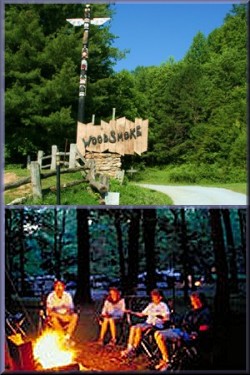 Woodsmoke Campgroun in Unicoi Tennessee