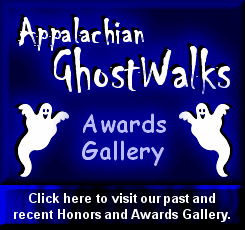 Appalachian GhostWalks Virginia and Tennessee Ghost and History Tour Awards