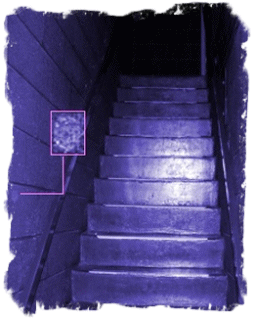 Ghost Boy in Stairway