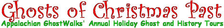 Ghosts of Christmas Past Holiday Banner
