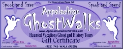 GhostWalks ~ Store Merchandise ~ Ghost Hunting 101 Gift Certificates