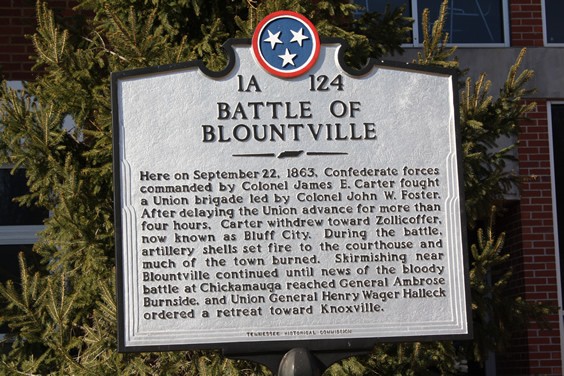 Battle of Blountville Civil War Marker