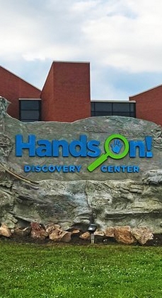 Hands On Museum Sign
