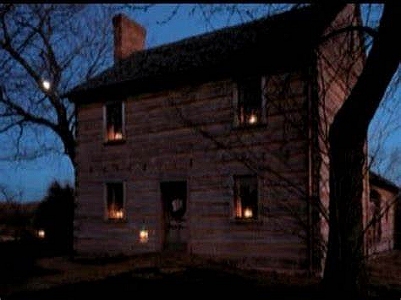 Rocky Mount Cabin at Night